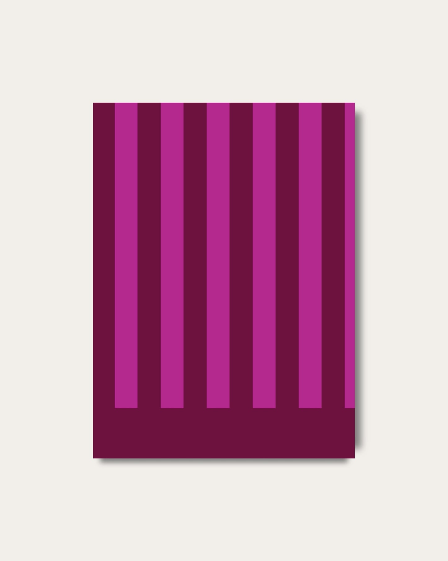Plum Stripes Notebook