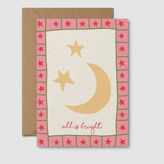 All Is Bright - Christmas Card