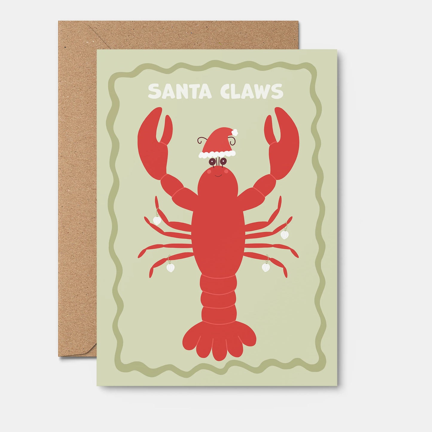 Santa Claws - Christmas Card